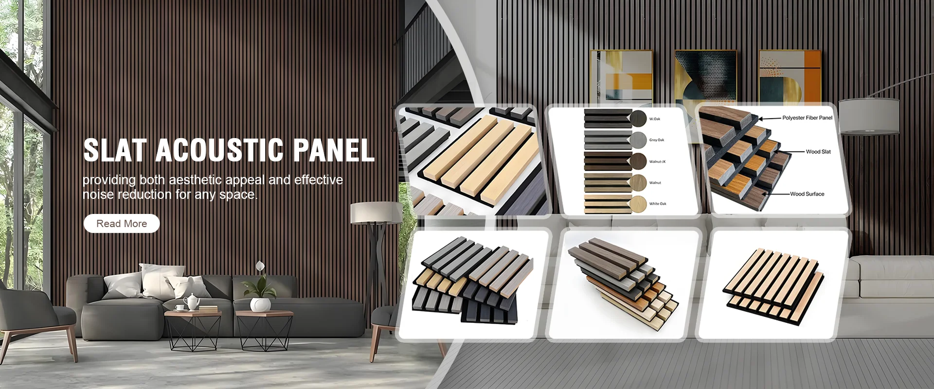 slat acoustic panel ကို